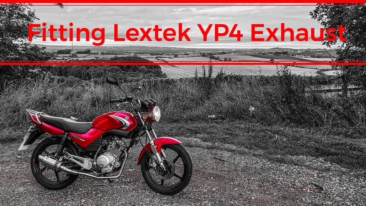 Fitting Lextek YP4 Exhaust (Yamaha YBR 125cc)