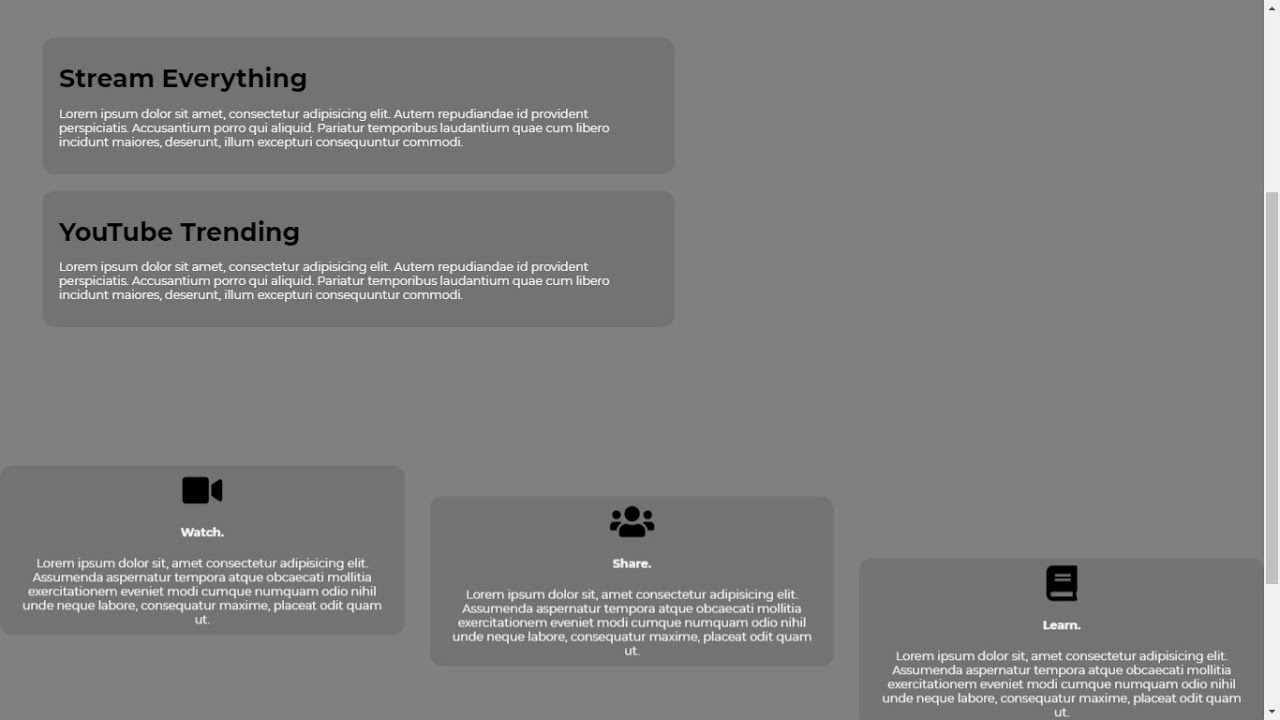 Background parallax  rellax js || website trend 2020 || latest ui desing