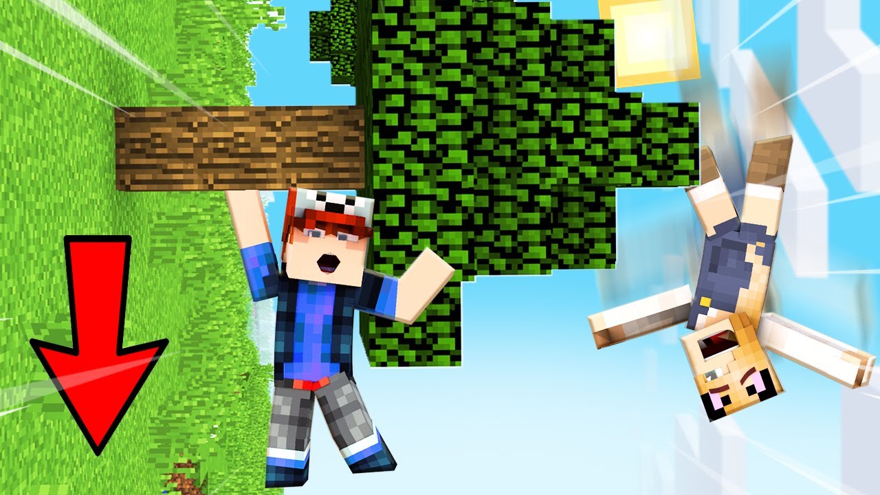 MINECRAFT ALE WSZYSTKO JEST ODWRÓCONE BOKIEM! | Vito i Bella