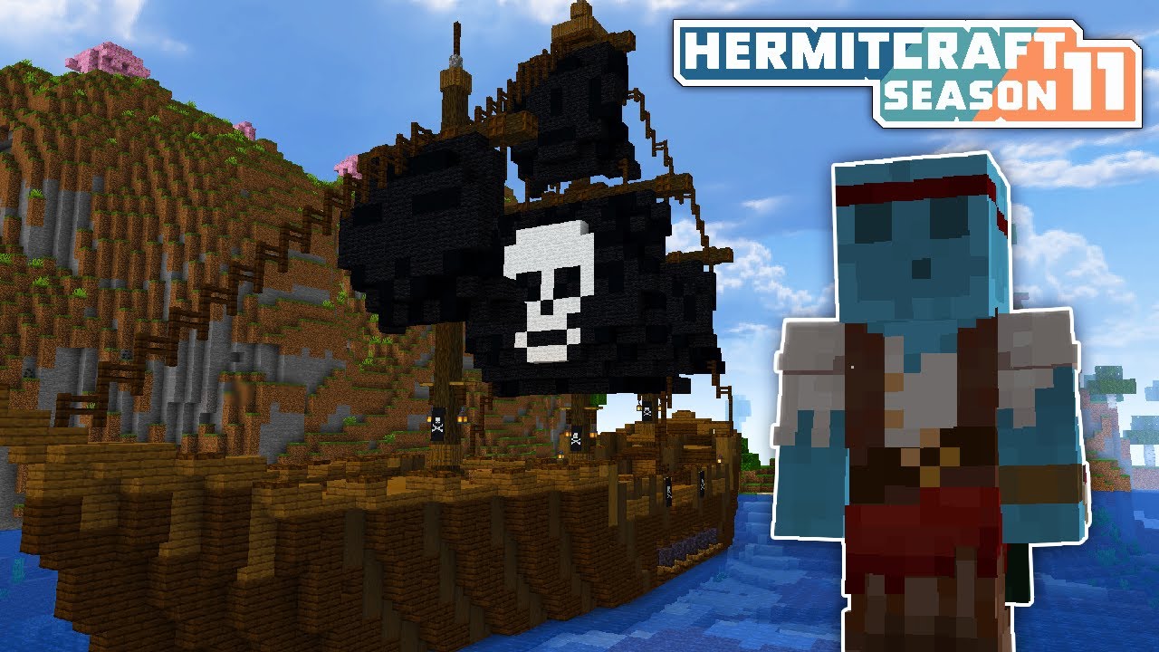 Hermitcraft 11 - Эпизод 1: ПИРАТОВСКАЯ ЖИЗНЬ! (Minecraft Let's Play)