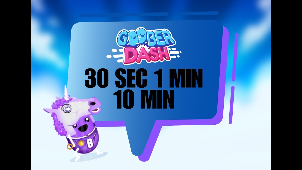 Making A Gooberdash Level in 30 sec, 1 min, and 10 min