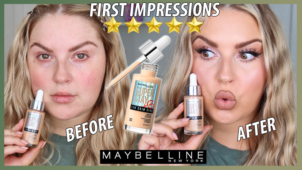 Тестирую ВИРУСНЫЙ тональный крем! ПЕРВОЕ ВПЕЧАТЛЕНИЕ 😱 Maybelline Super Stay 24-Hour Skin Tint