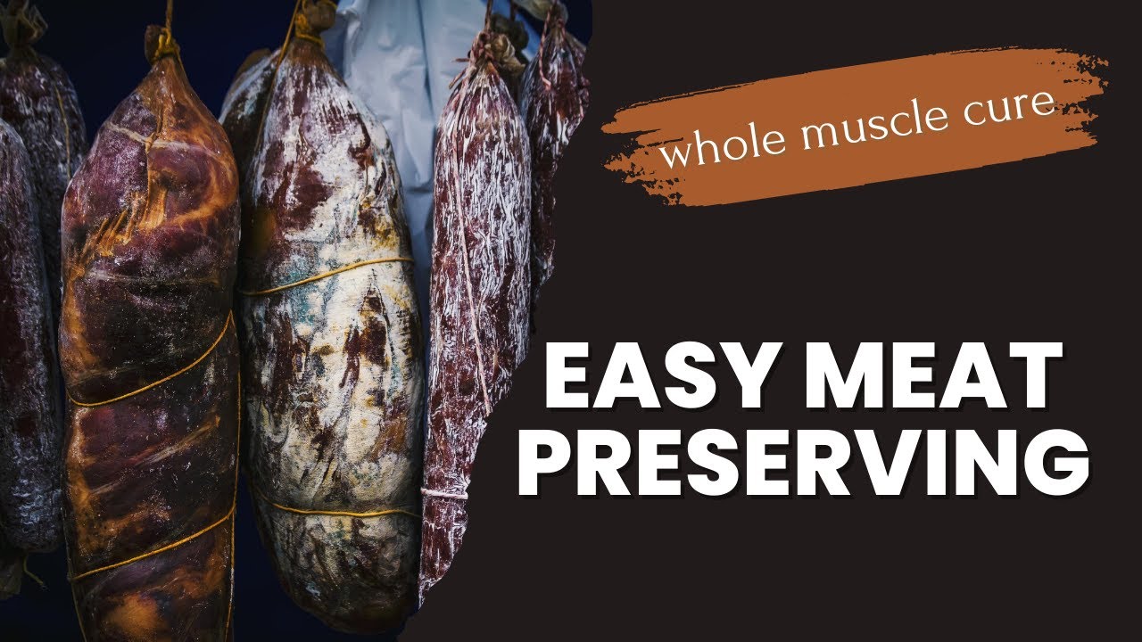 Preserve Meat Without Refrigeration | EASY Whole Muscle Cure
