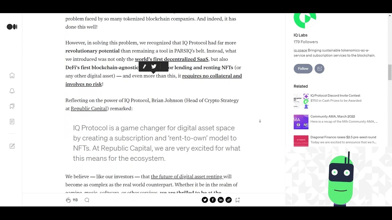 IQ Protocol to Revolutionize NFT Markets with $12M Fundraise led by Crypto.com Capital 🔥