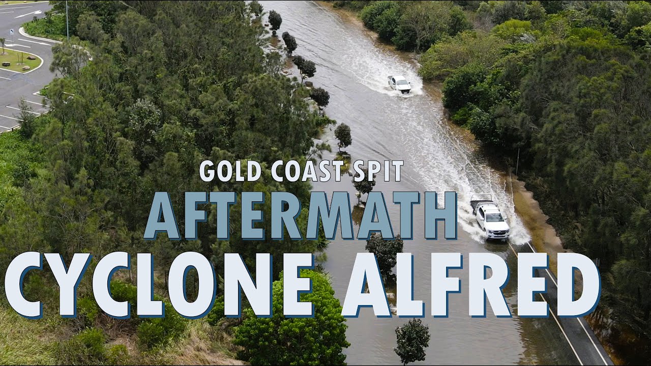 Gold Coast Beach - The Spit - Post Cyclone Alfred