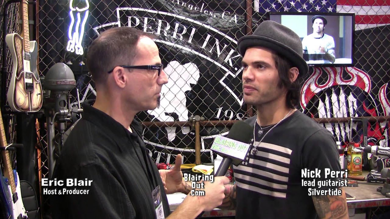 Silvertide/Shinedown's Nick Perri talks w Eric Blair @ Namm 2013