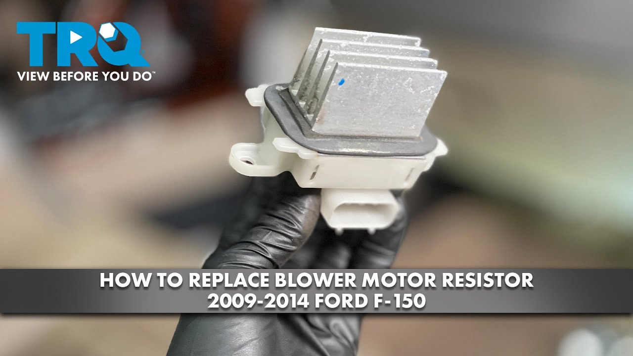 Как заменить резистор электродвигателя вентилятора Ford F-150 2009-2014