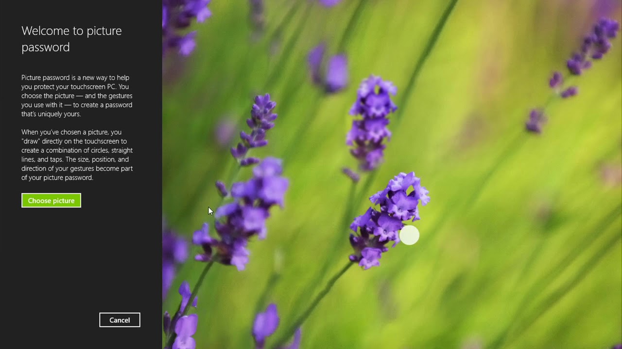Windows 8 - How to Create a Picture Password