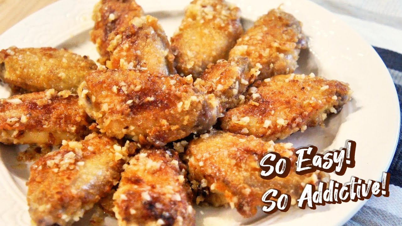 Crispy & Juicy buttery garlic chicken wings - Easy Recipe to Impress Everyone
