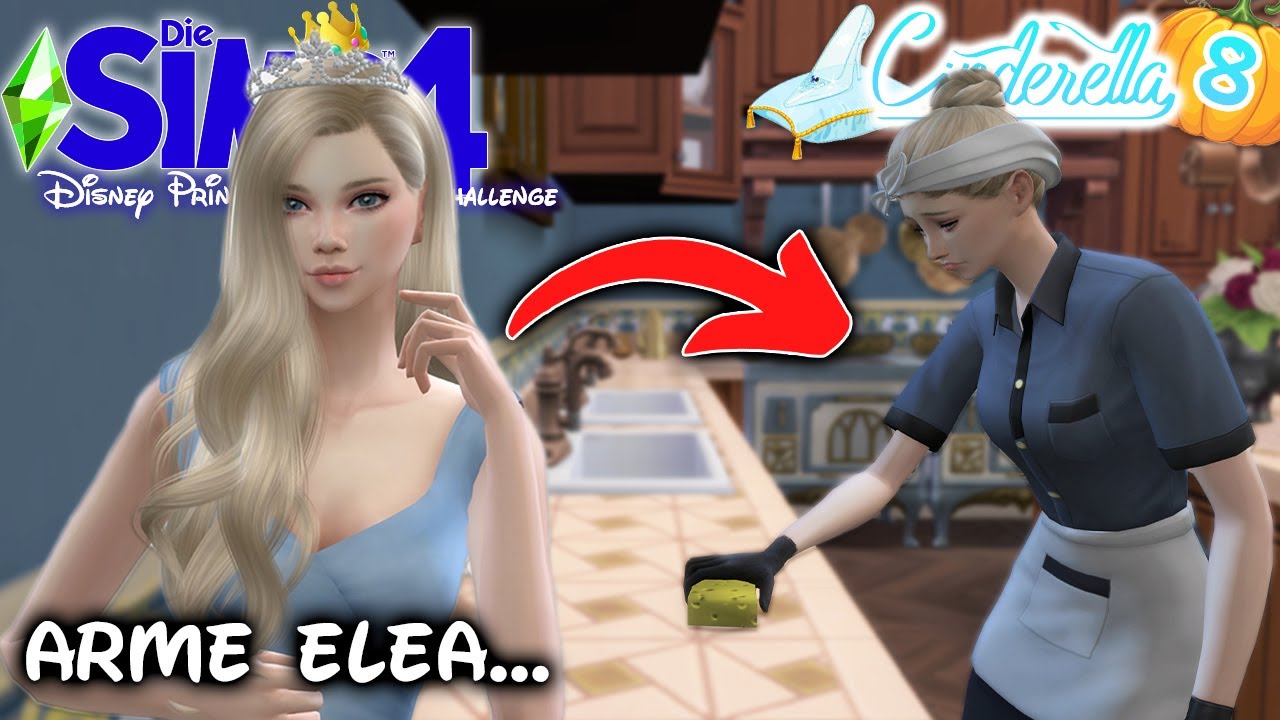 👠 Die Prinzessin wird zur Haushaltshilfe 🥺😭 & ne große Portion Kitsch 🥰  Sims 4 Disney Legacy #8
