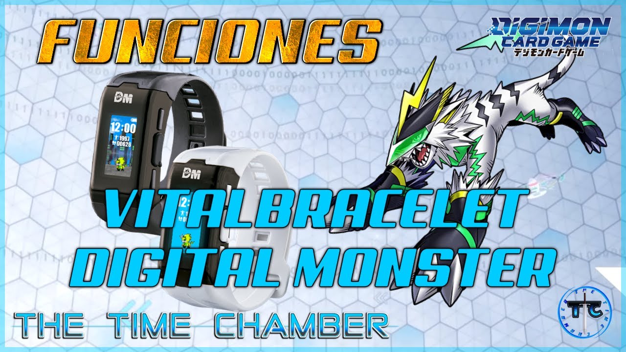 「Funciones」 VITALBRACELET DIGITAL MONSTER - VPET / Runnermon