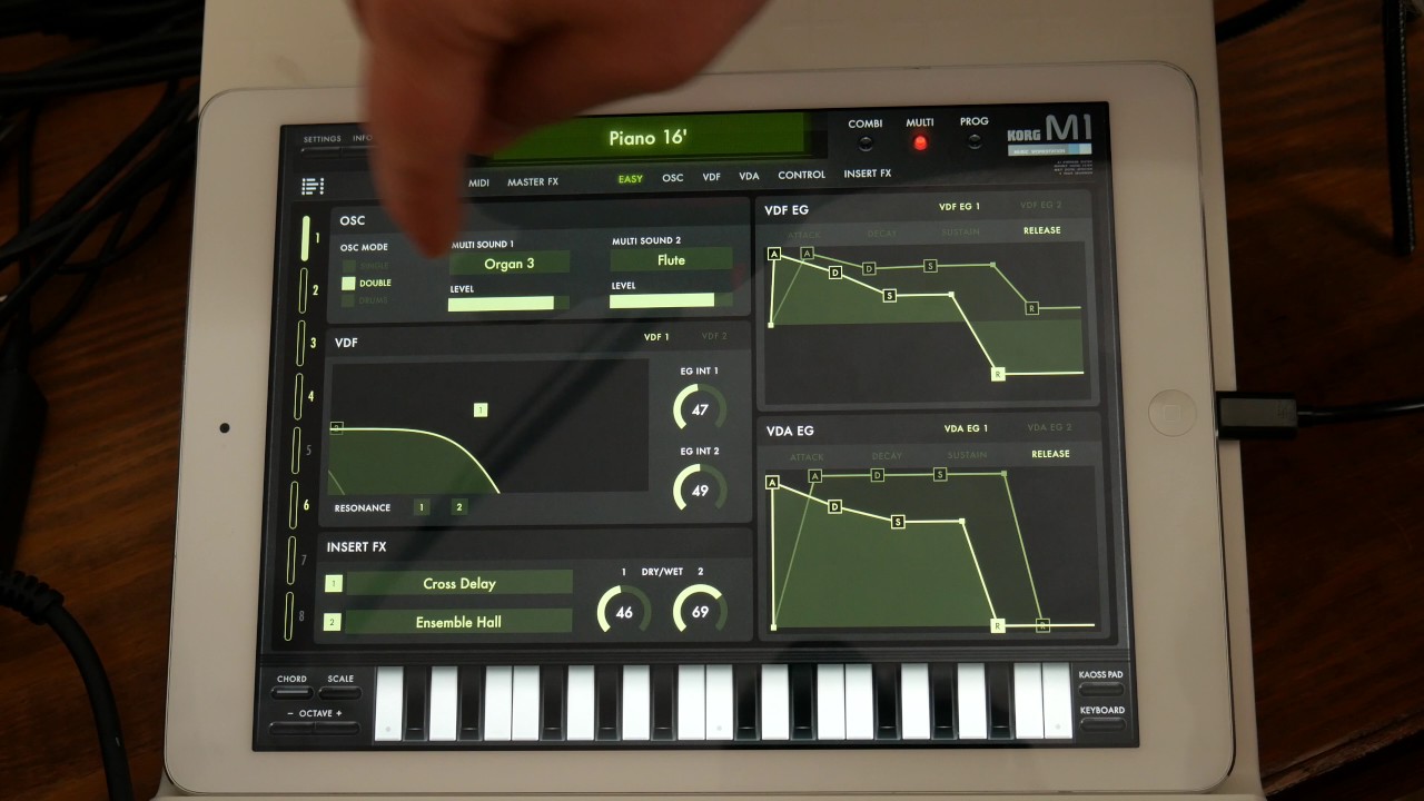 TheAudioDabbler | Korg iM1 Tips Part 2 - Double OSC - Easy Screen