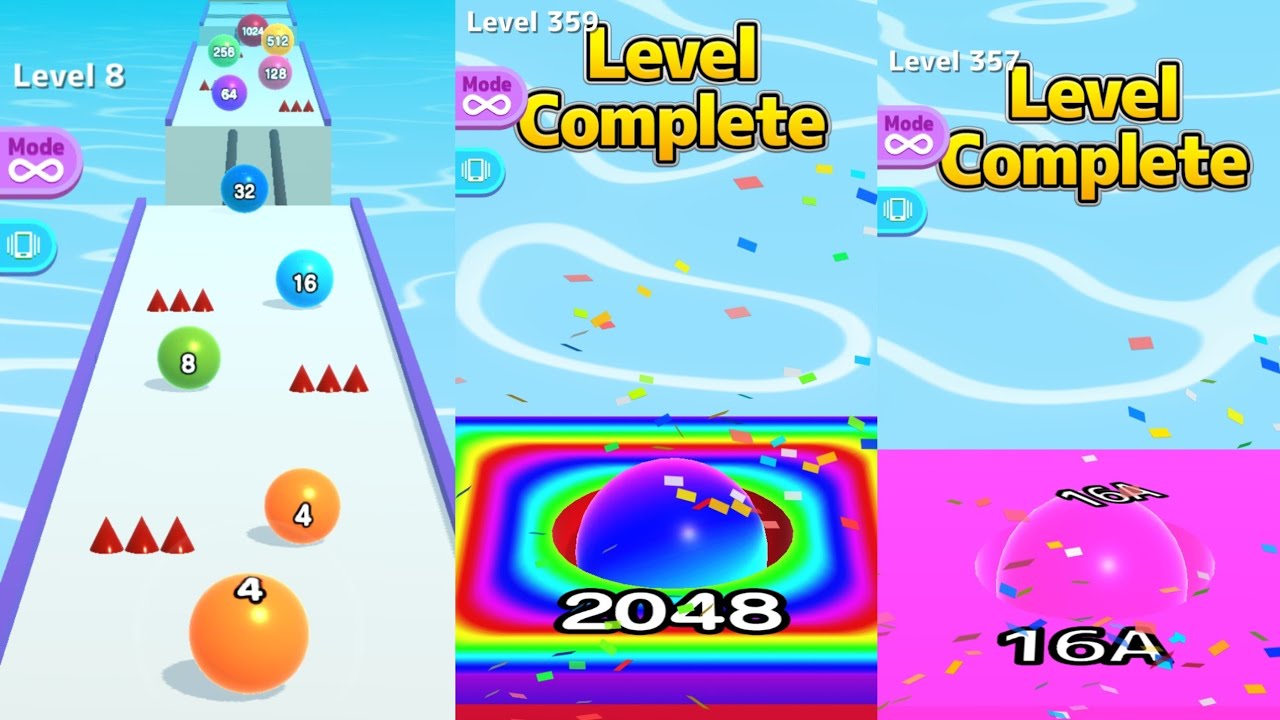 balrun 2048 part 5 #ive #shorts #shortsfeed#virallive #viralballrun #short #beyardgaming