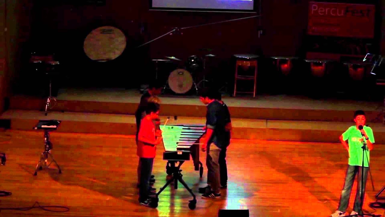 Enric PIZÁ Ensemble ALUMNADO Concierto Gala Final PercuFest 2013 PARTE 1