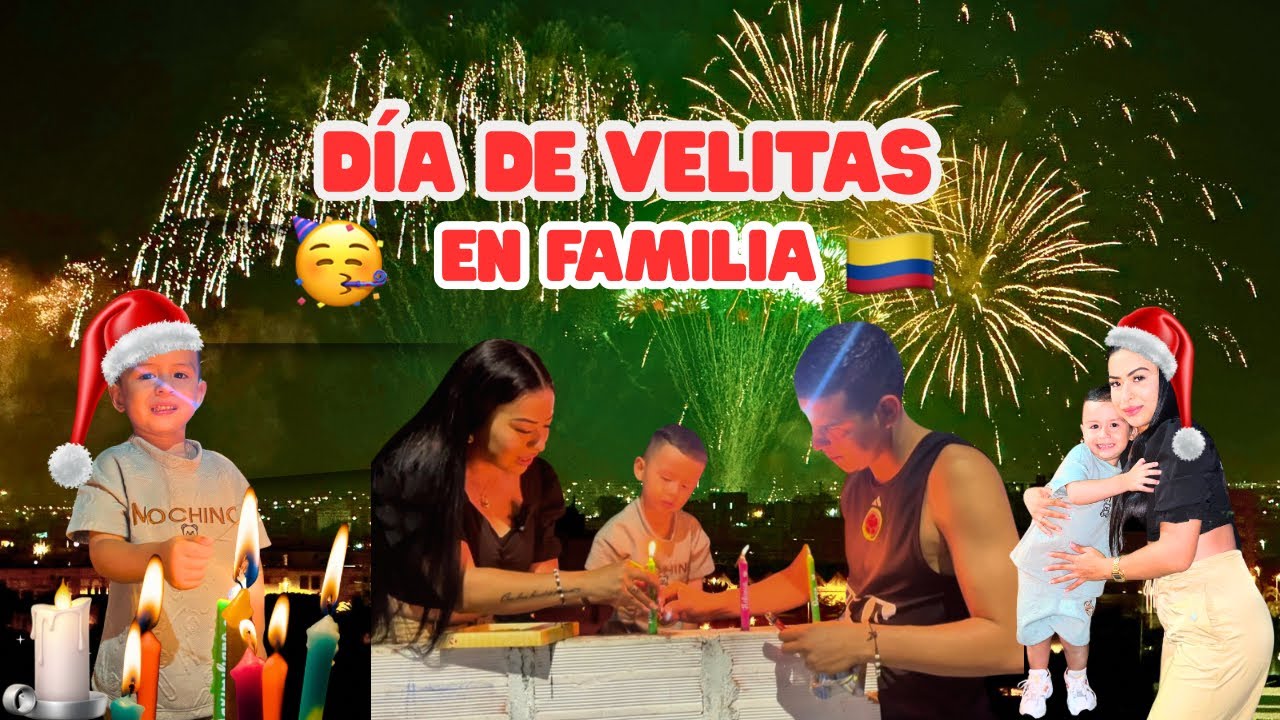 🤪ASÍ SE VIVE EL DÍA DE VELITAS EN COLOMBIA🇨🇴🕯️vlog🥳❤️Stefania Leiva 