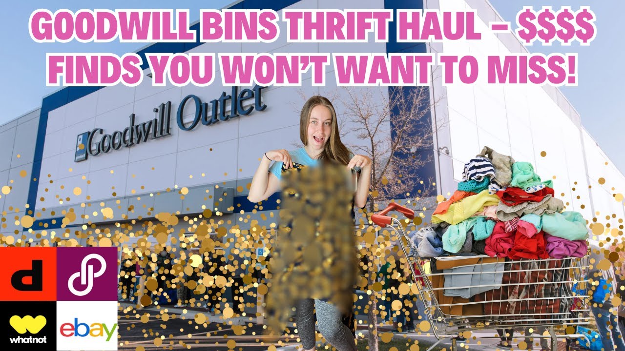 Находки из Goodwill Bins, которые быстро распродаются | Улов из комиссионного магазина одежды, на...