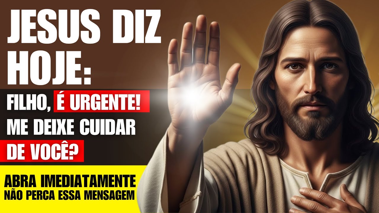 JESUS DIZ: FILHO, EU VEJO SUA MENTE CANSADA… DEIXE-ME CUIDAR DELA 🧠🤍