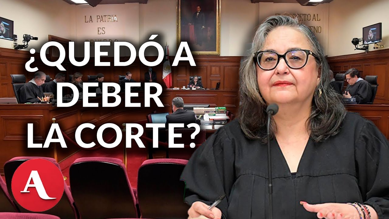 Ministra Piña explica porqué la SCJN no revisó las impugnaciones de fondo contra reforma judicial