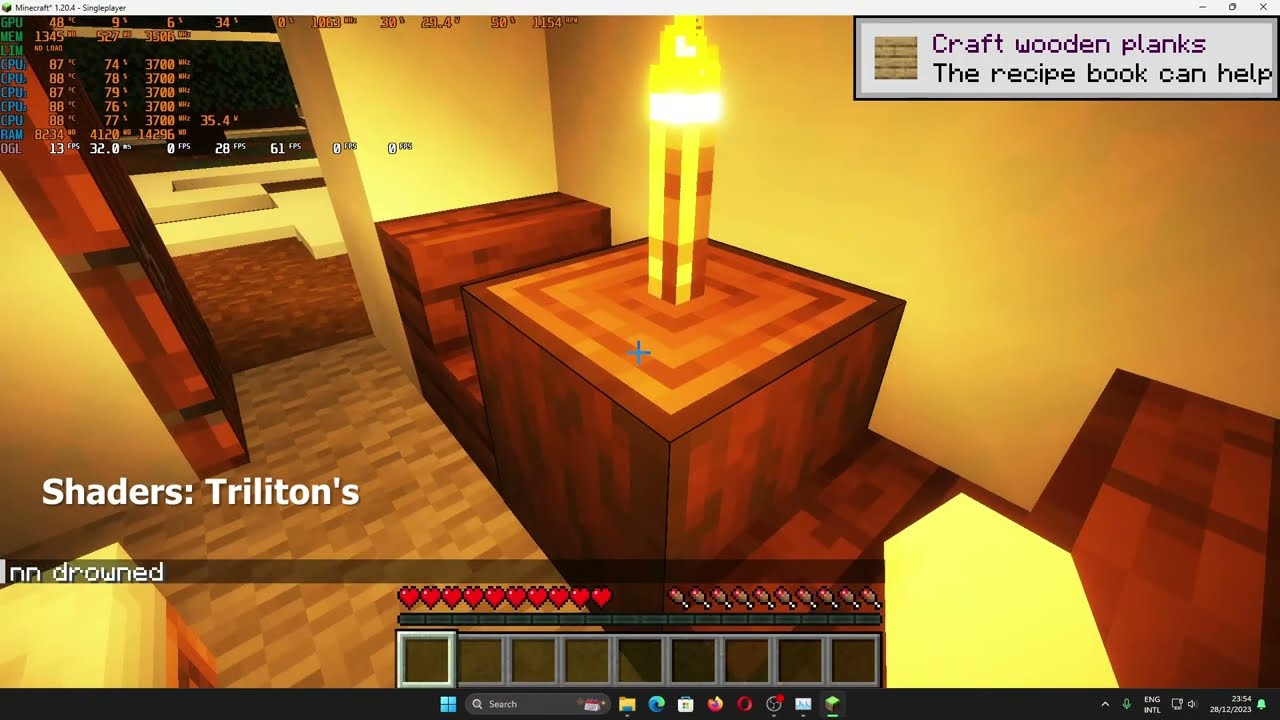 Minecraft Benchmark i3 4170 + GTX 960