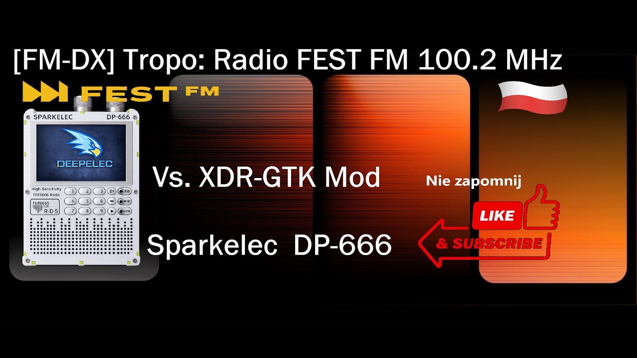 [ FM - DX ] Tropo: Radio FEST FM 100.2 MHz Recept in Piotrk&oacute;w Tryb.