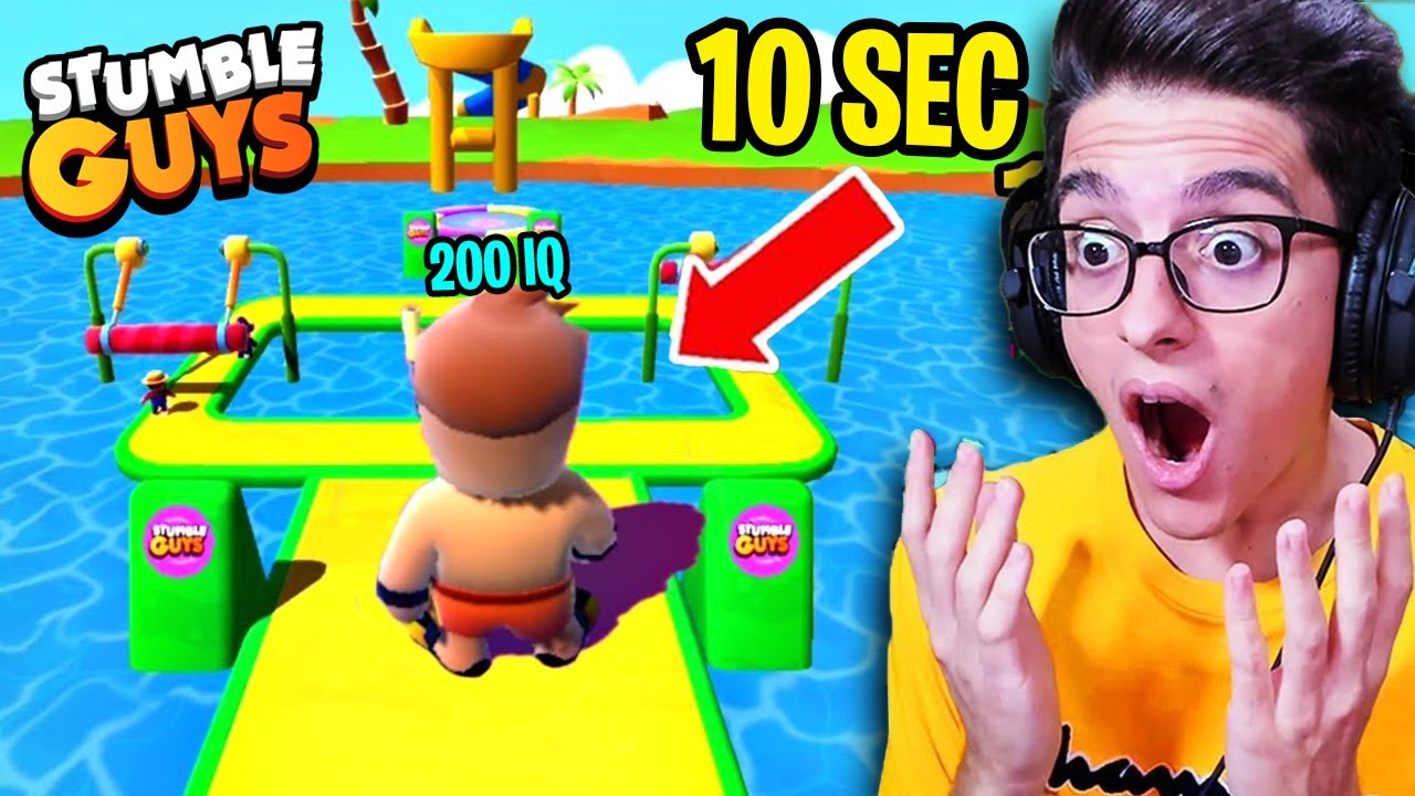 VINCIAMO PARTENDO 10 SECONDI DOPO gli ALTRI su STUMBLE GUYS!!
