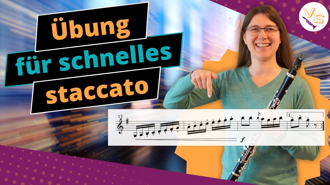 Schnelles Stoßen auf der Klarinette lernen | Online Klarinette Lernen