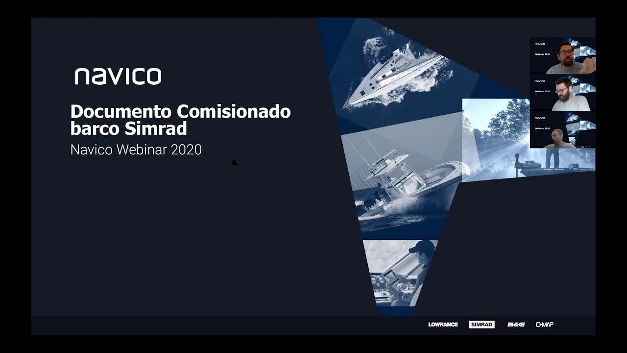 Navico - Comisionado de un barco Simrad y B&G - Webinar 30/04/2020