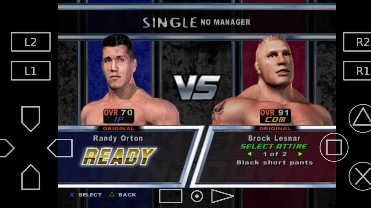 Brock Lesnar vs Randy Orton WWE SmackDown pain💥💥#wwe #brocklesnar #randyorton #playstation 