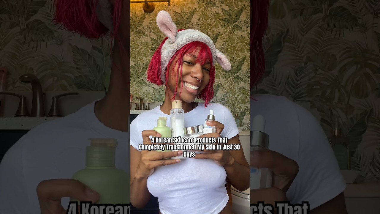 4 Korean Skincare Products That Completely TRANSFORMED My Skin in 30 Days!