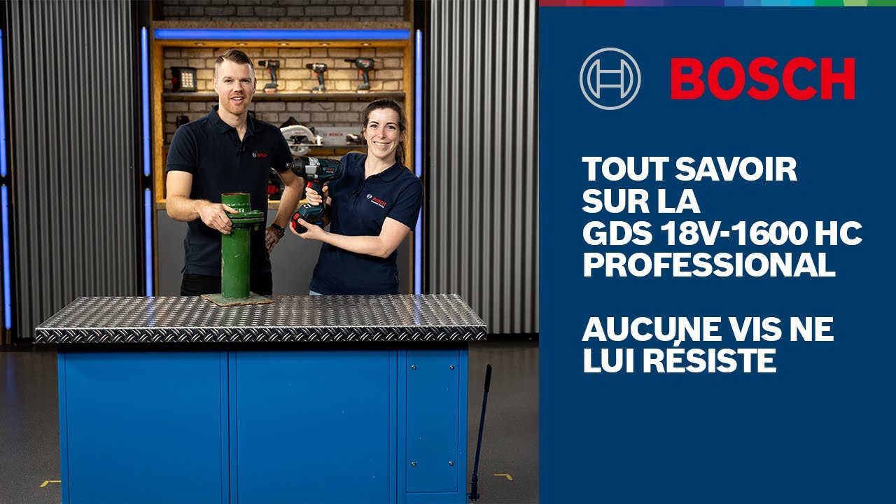 Tout savoir sur la boulonneuse sans-fil GDS 18V-1600 HC Professional