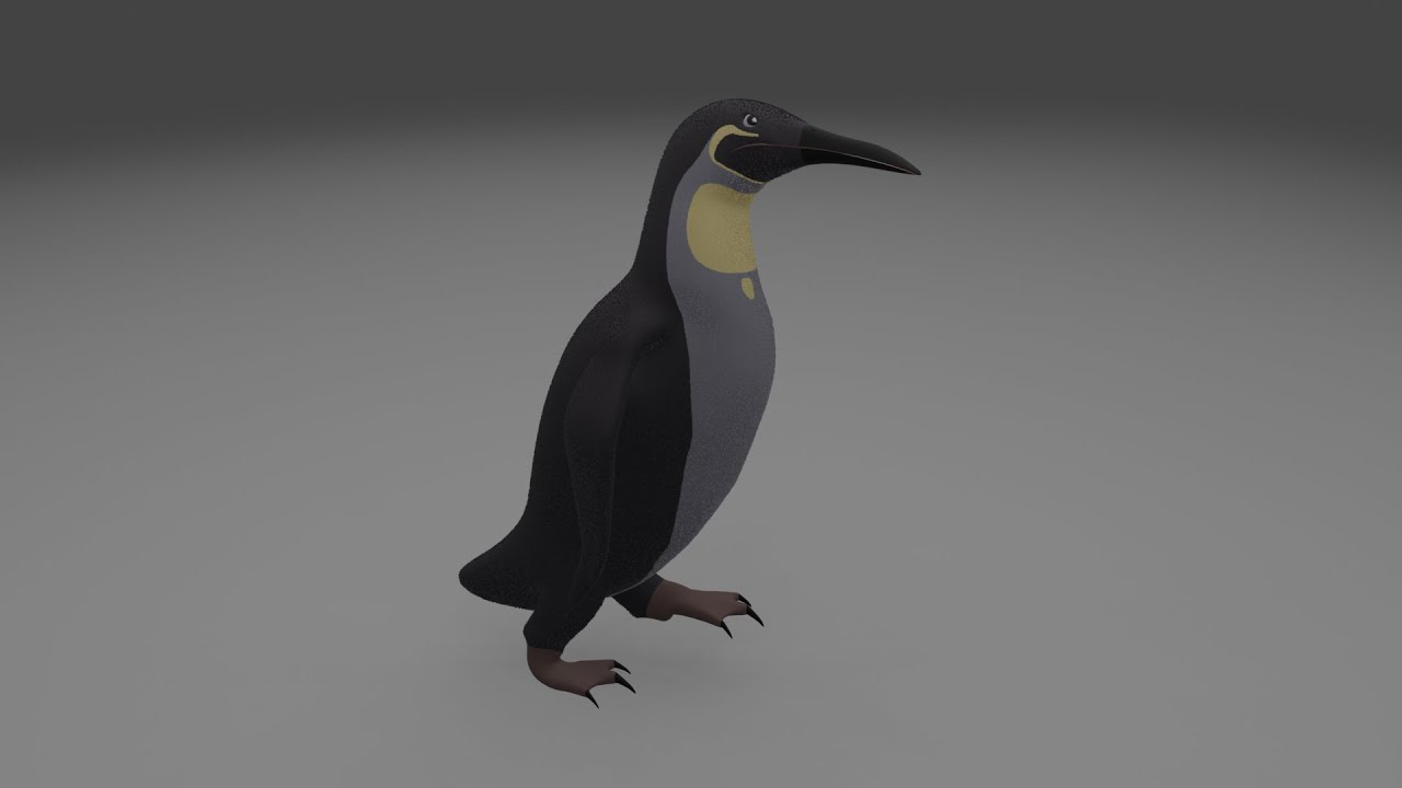 Anthropornis - Blender Paleoart