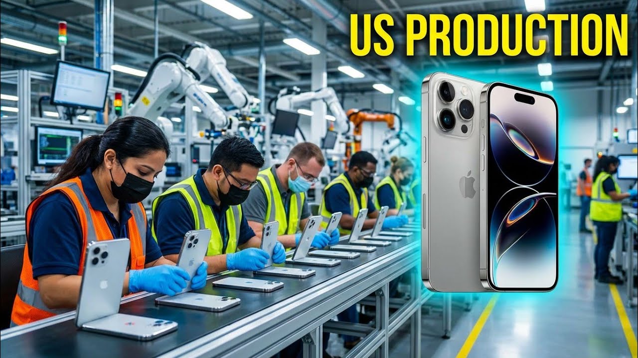 Inside a USA iPhone 17 Pro Factory – How They Spend Billions to Build It!