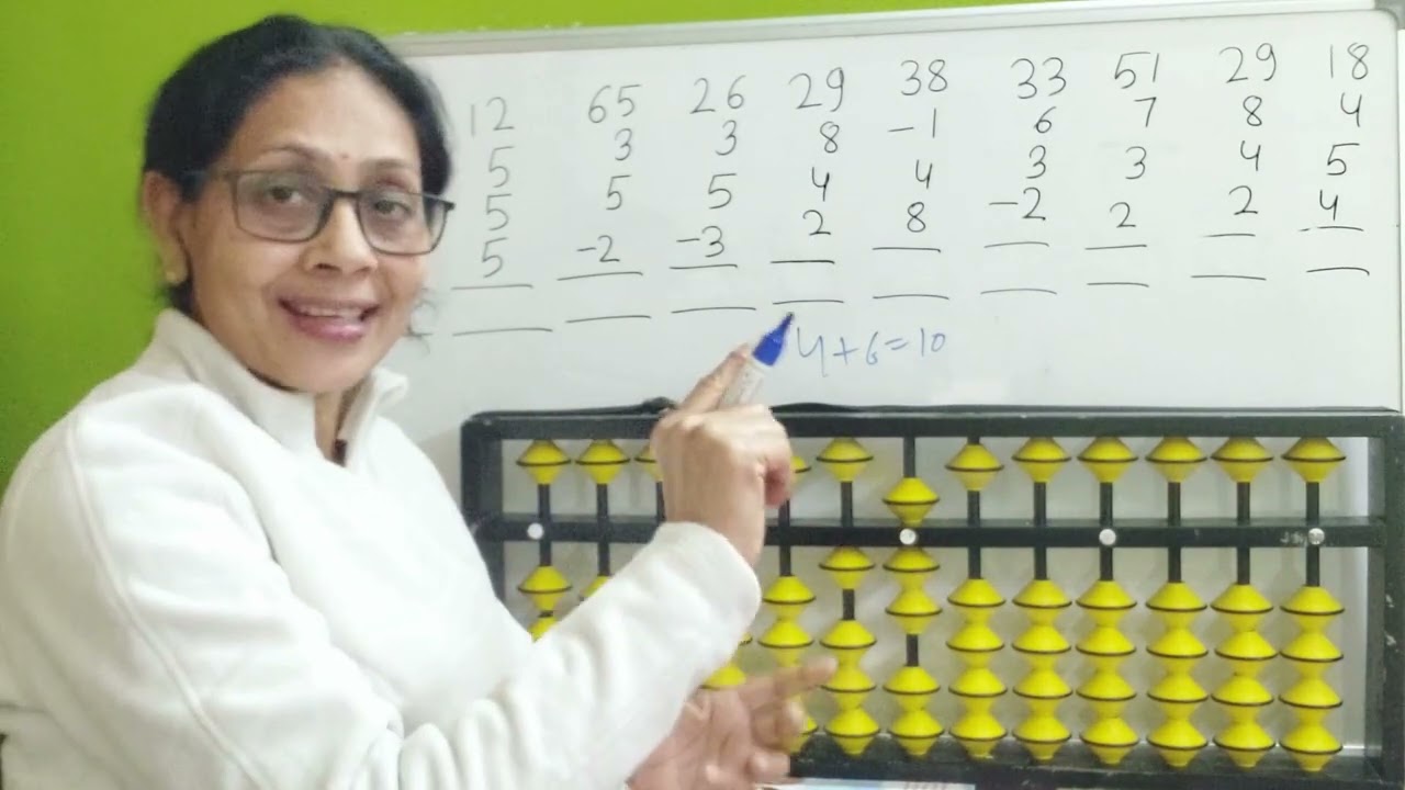 Abacus Level 1 I Addition- Big Friend Family Formula I Abacus Lesson 28-Revision ( In English)
