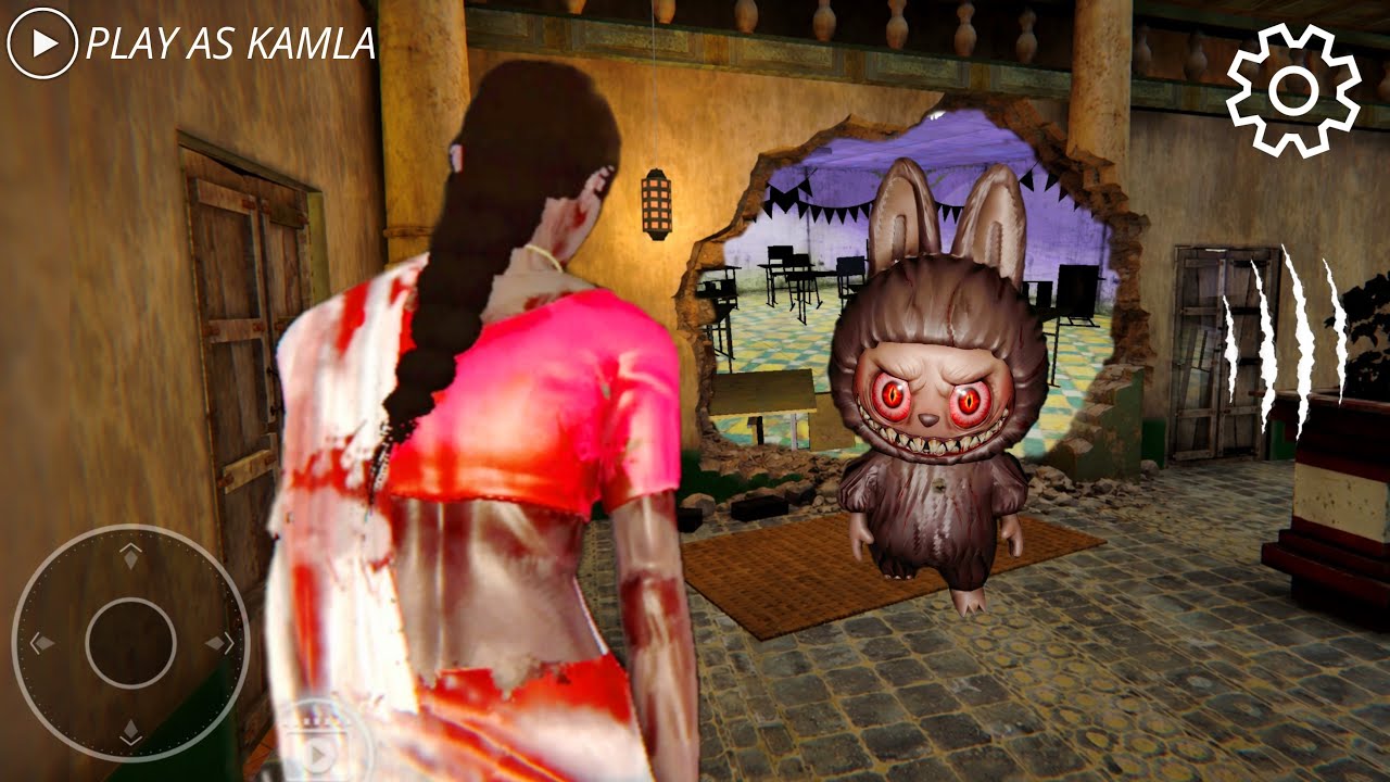 PLAYING AS KAMLA IN LABUBU HORROR SCHOOL || KAMLA VS SCARY LABUBU FULL VIDEO