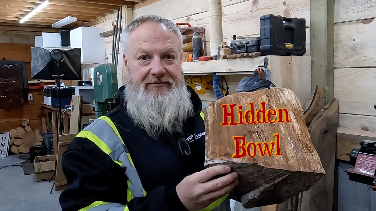 WOODTURNING! Alder Bowl Hiding In My FIREWOOD!