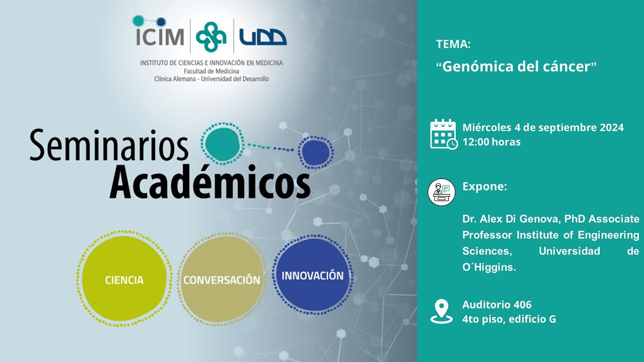 Seminario Acad&eacute;mico | Gen&oacute;mica del C&aacute;ncer