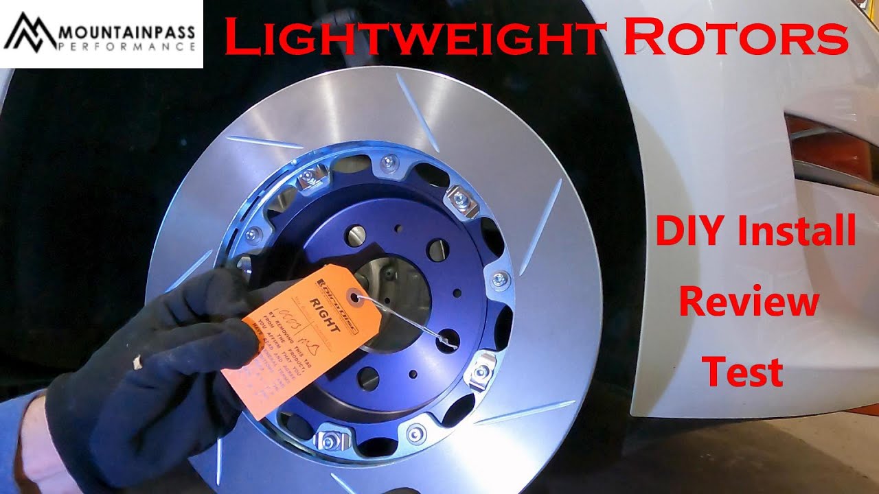 Mountain Pass Lightweight Rotors - Test and Install on Tesla