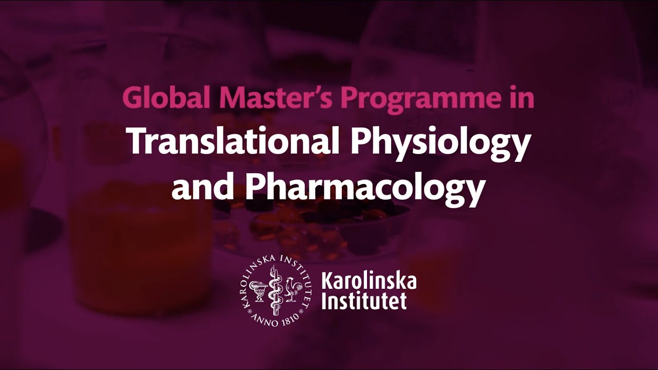 The Global Master's  in Translational Physiology and Pharmacology