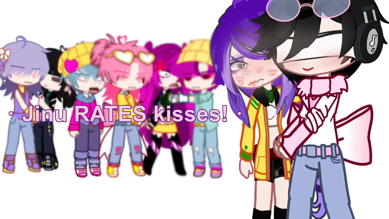 Jinu RATES kisses!! 💋|| Kpop demon hunters || Gacha club || Mxchietv || FT: SAJA Boys & Huntrix