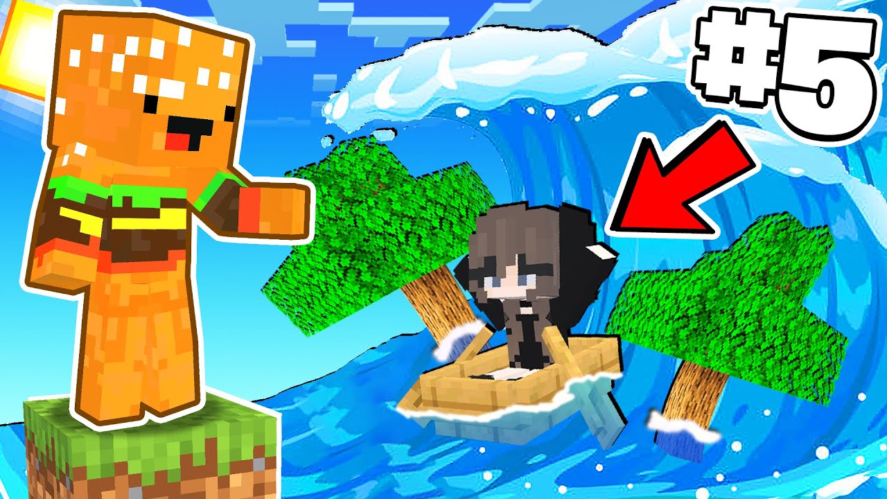 Eu si Ana VS 5 TSUNAMI-URI In Minecraft!