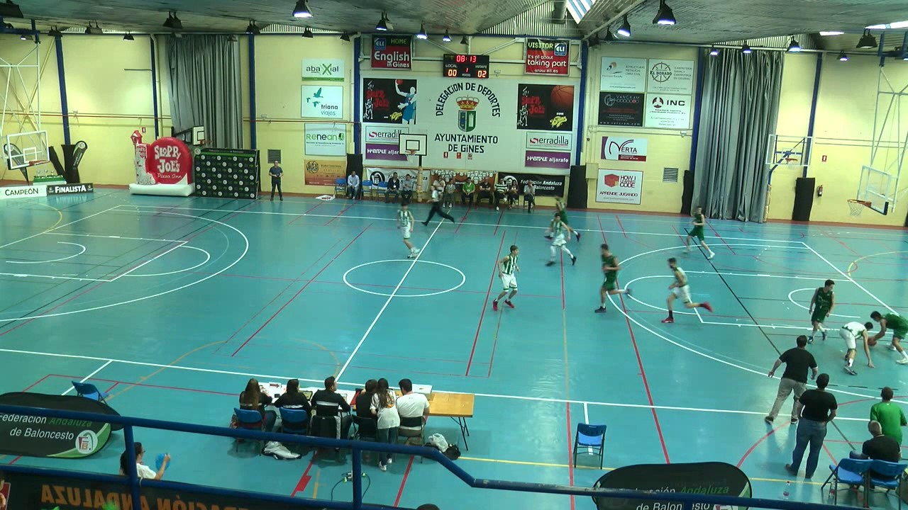 Unicaja - Real Betis Energ&iacute;a Plus. CADEBA Infantil 2017.