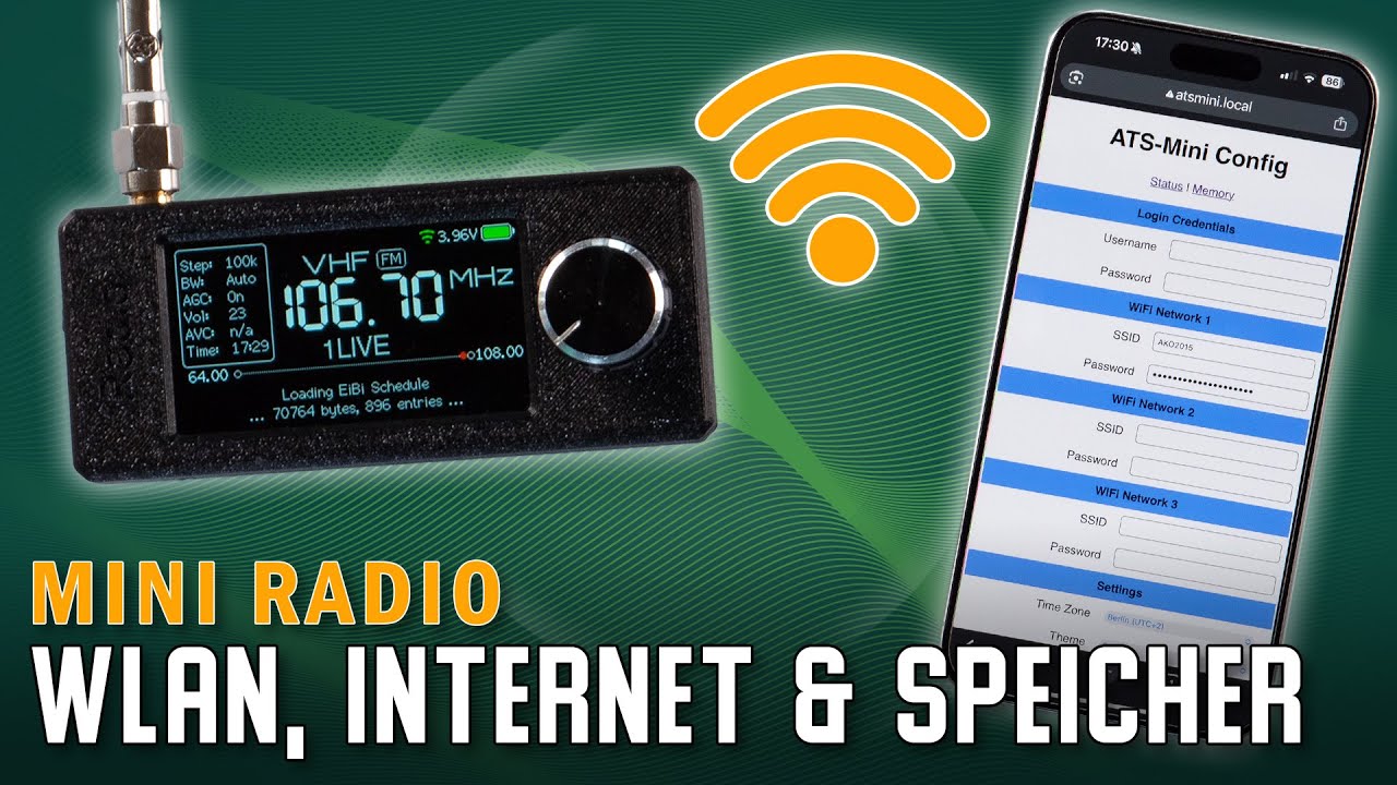 WLAN für den Mini Weltempfänger 🕵️‍♂️ So wird Kurzwelle smart!