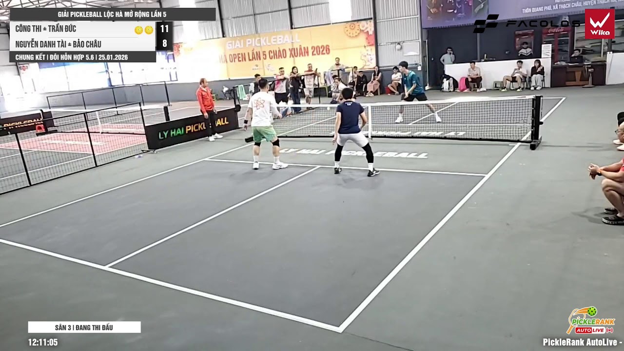 🔴 Danh Tài + Bảo Châu vs Công Thi + Trần Đức | Chung Kết Giải Pickleball Lộc Hà Mở Rộng Lần 5