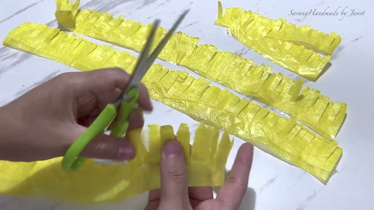 Súper Idea de Reciclaje con Bolsas de Plástico - Decoración para La Casa - Flores de Crisantemo