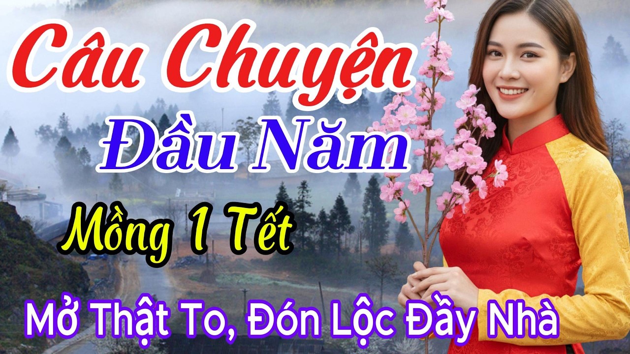 CÂU CHUYÊN ĐẦU NĂM= MỒNG 1 TẾT  Mở Thật Là To Để Cả Làng Cùng Nghe, Đón Thần Tài Gõ Cửa. Tết Sum Vầy