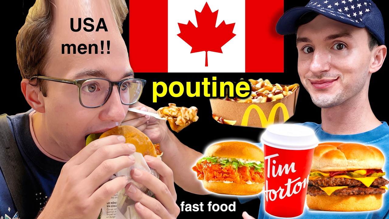 American Men Eat Only Canadian Fast Food for 24 Hours