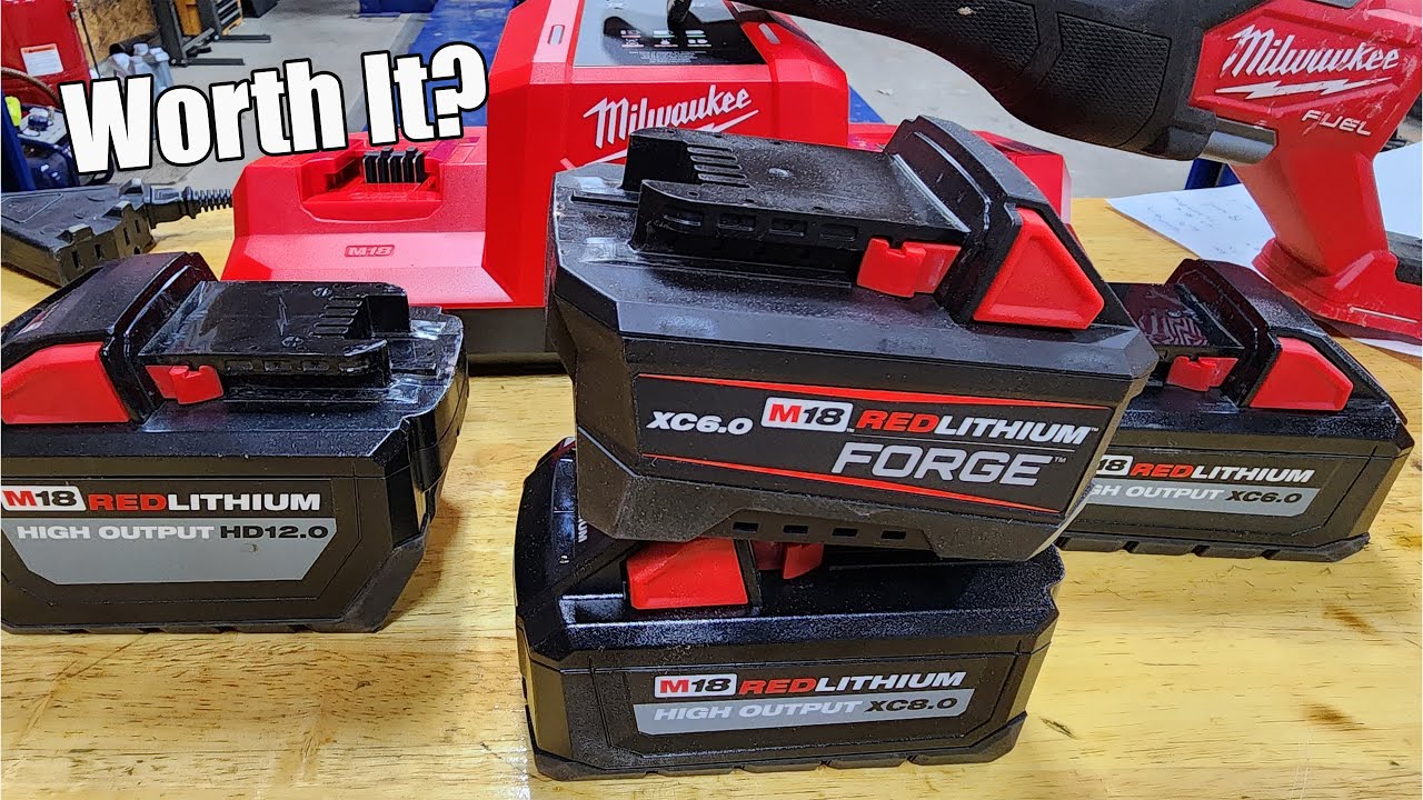 Испытание аккумуляторной батареи Milwaukee M18 REDLITHIUM FORGE 6,0 А&middot;ч