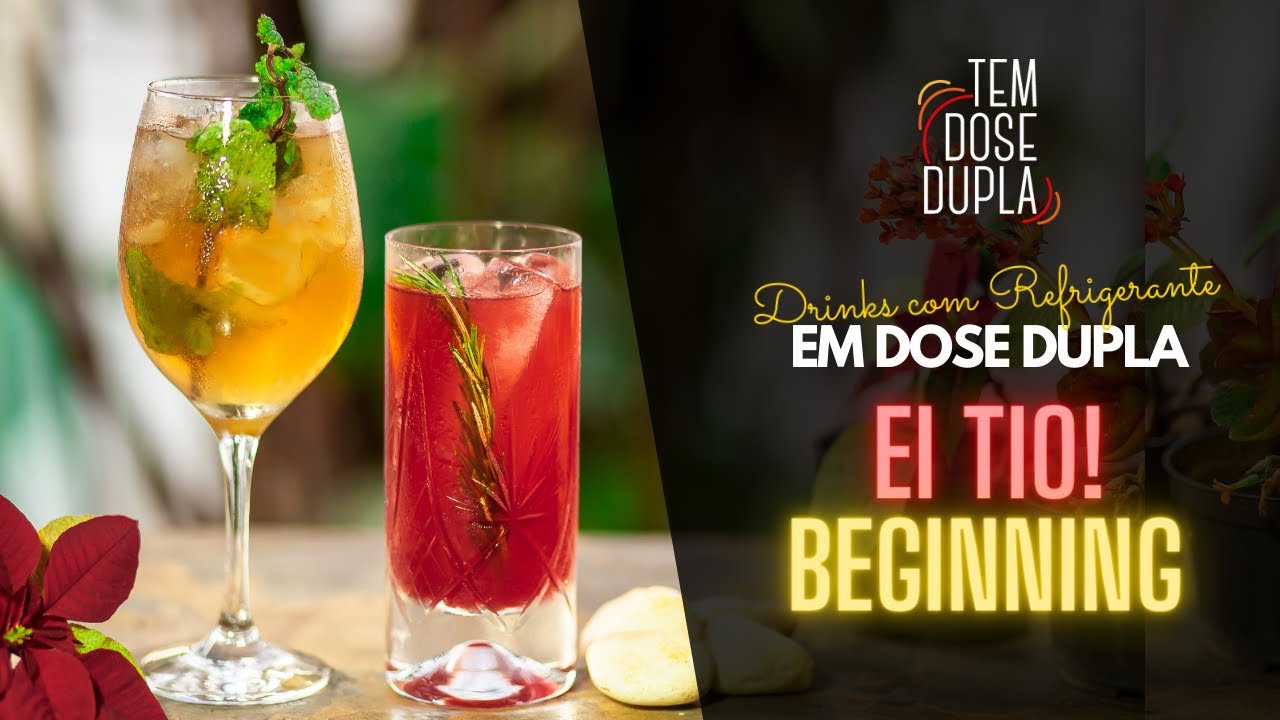 COMO FAZER DRINK COM REFRIGERANTE - Dose Dupla - Guaraná e Fanta