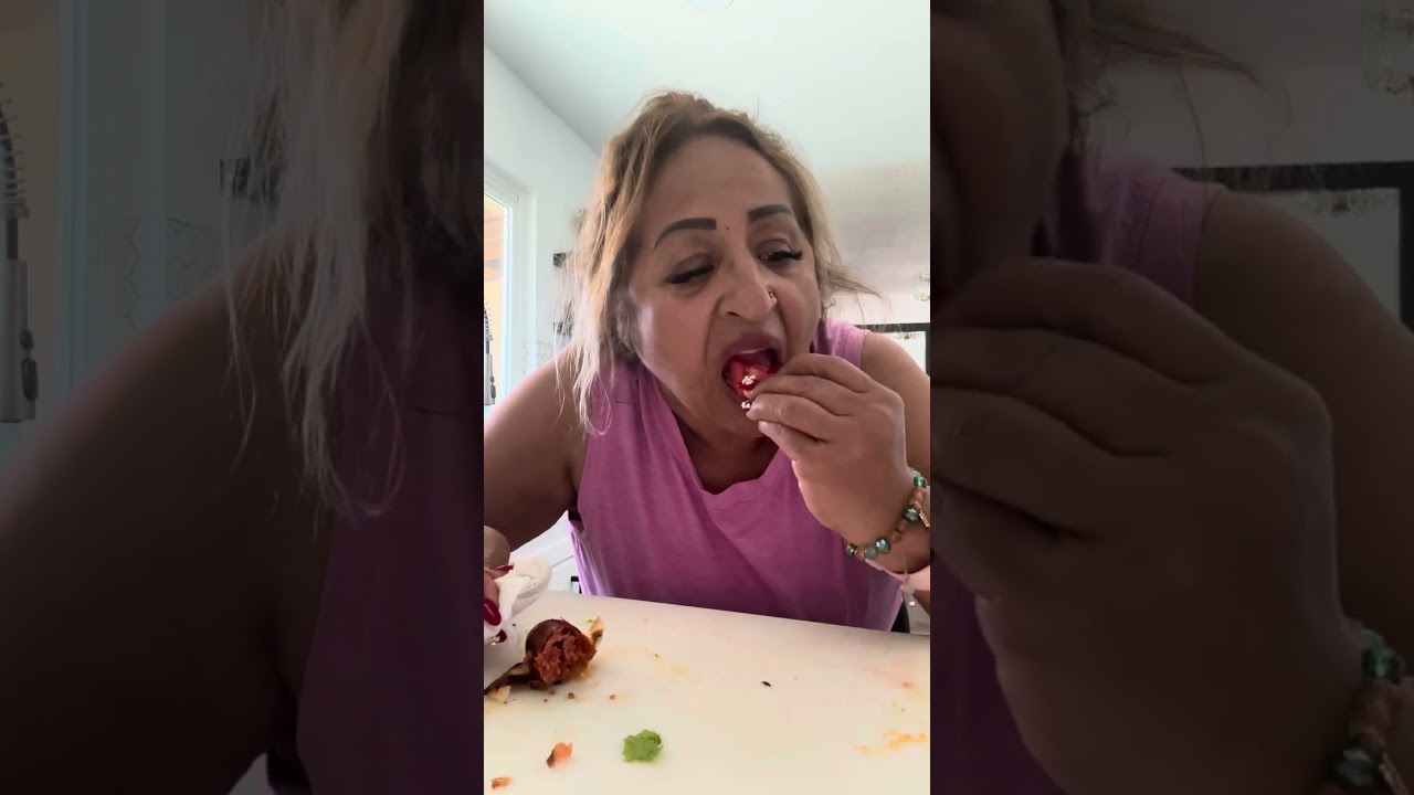 Taco de lechuga muy nutritivo y taco con tortilla Super Super rico ustedes escojan cuál le gusta más