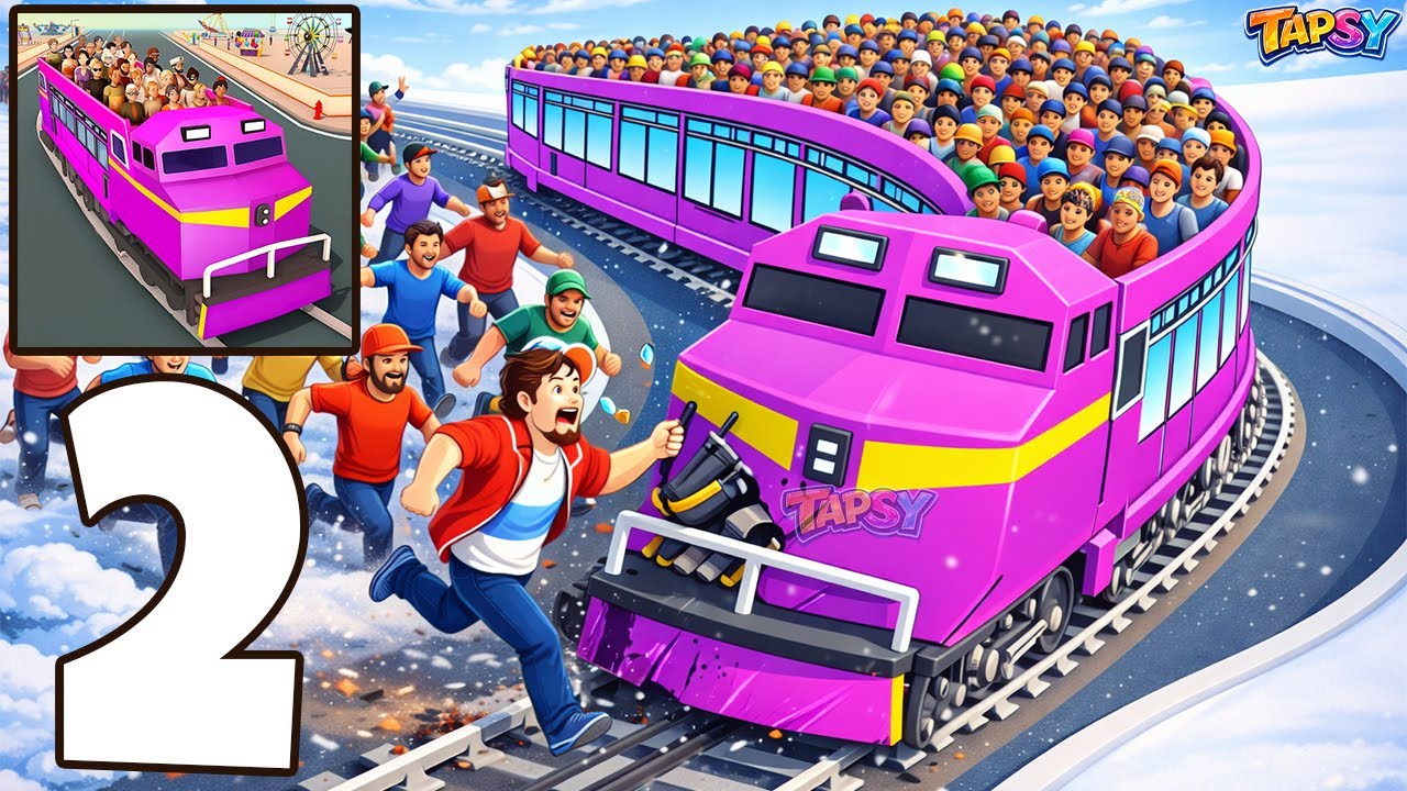 🚆Passenger Express Train Gameplay Walkthrough Part 2 – New Routes & Passenger Missions (Android,iOS)